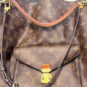 Louis Vuitton Dark Brown Monogram Métis hobo
